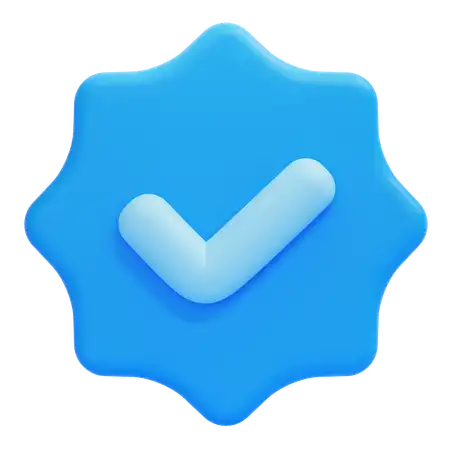 Verified Badge 3D Icon