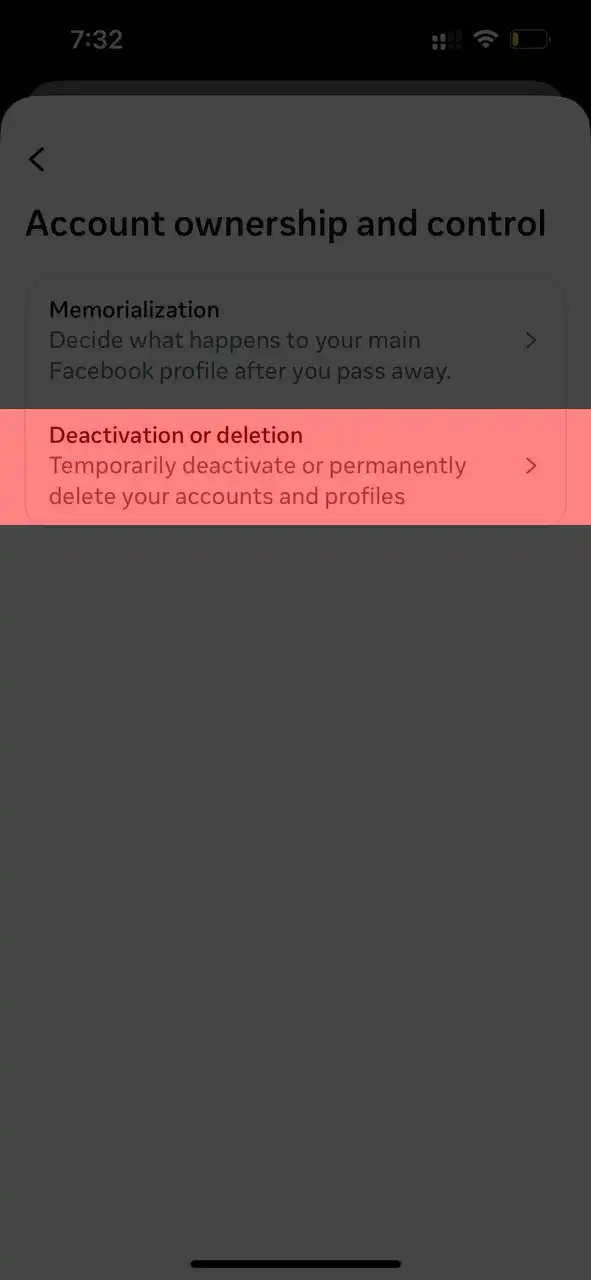 آموزش مرحله پنجم: Deactivation or Deletion