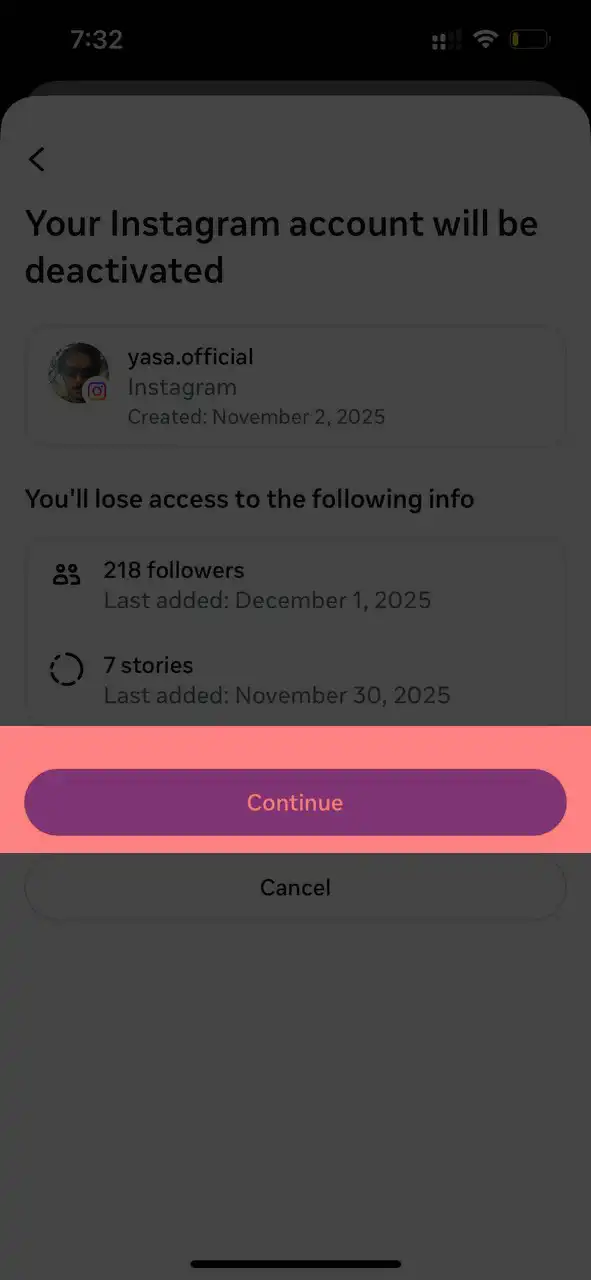 آموزش مرحله هفتم: Continue